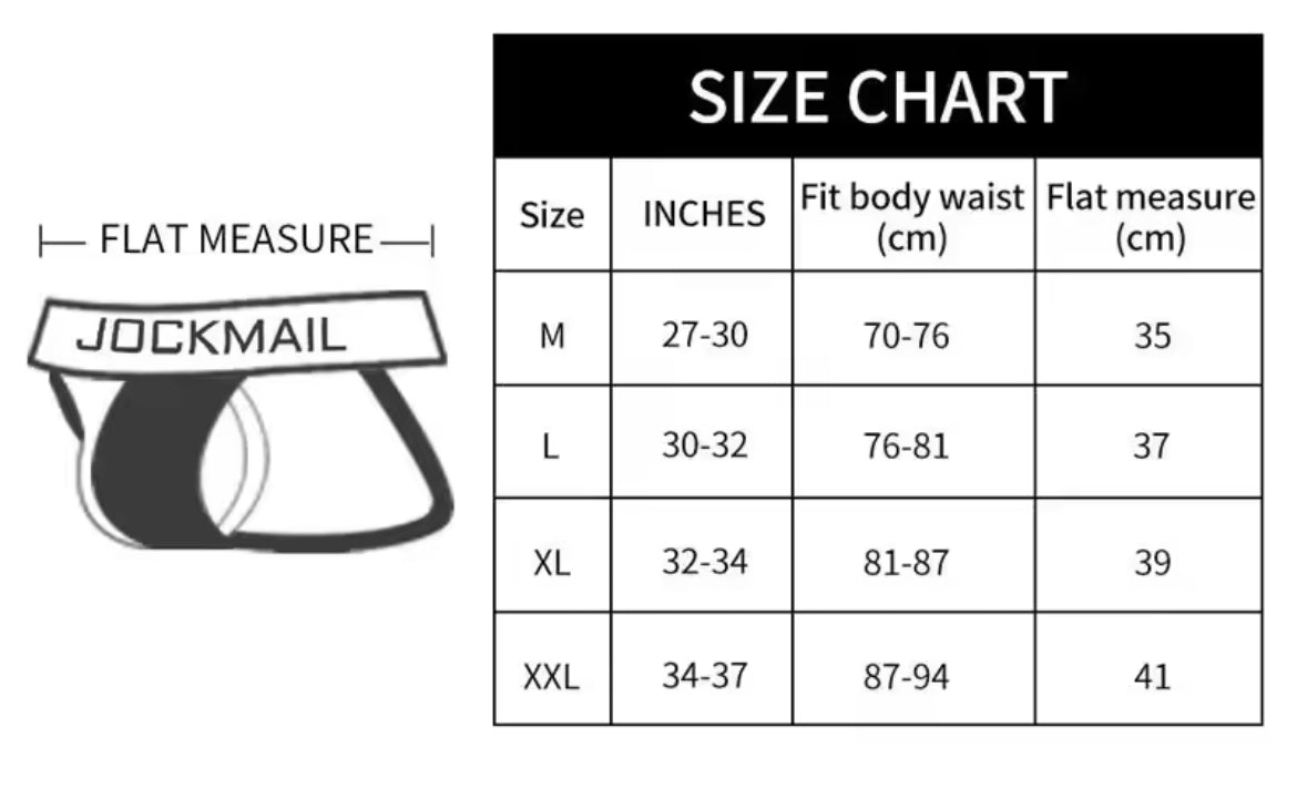 Jockmail Rainbow Jockstraps