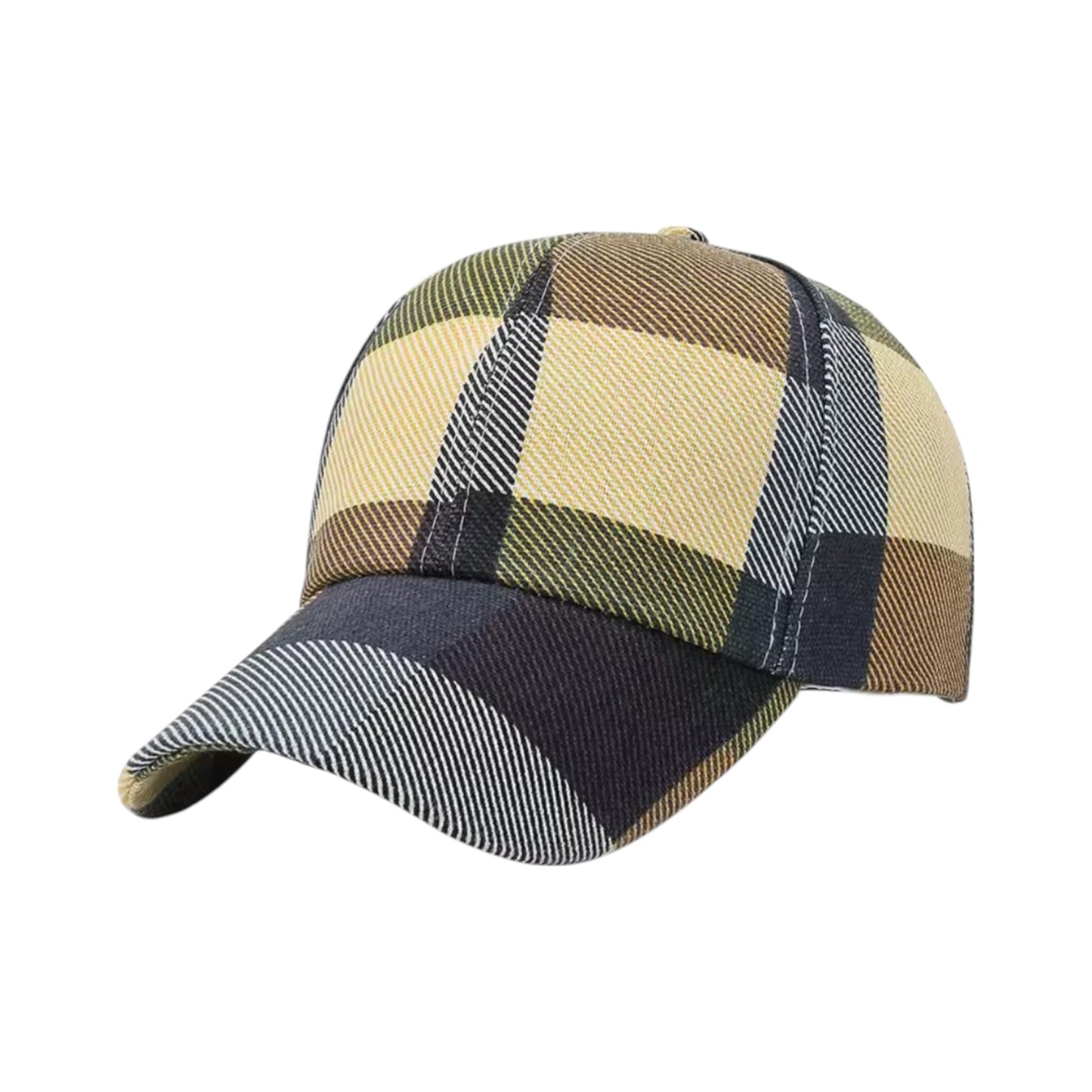 Men Plaid Cap
