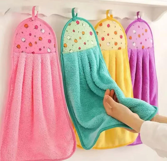 Soft Hand Towel Absorbent Cloth Kitchen/Bathroom