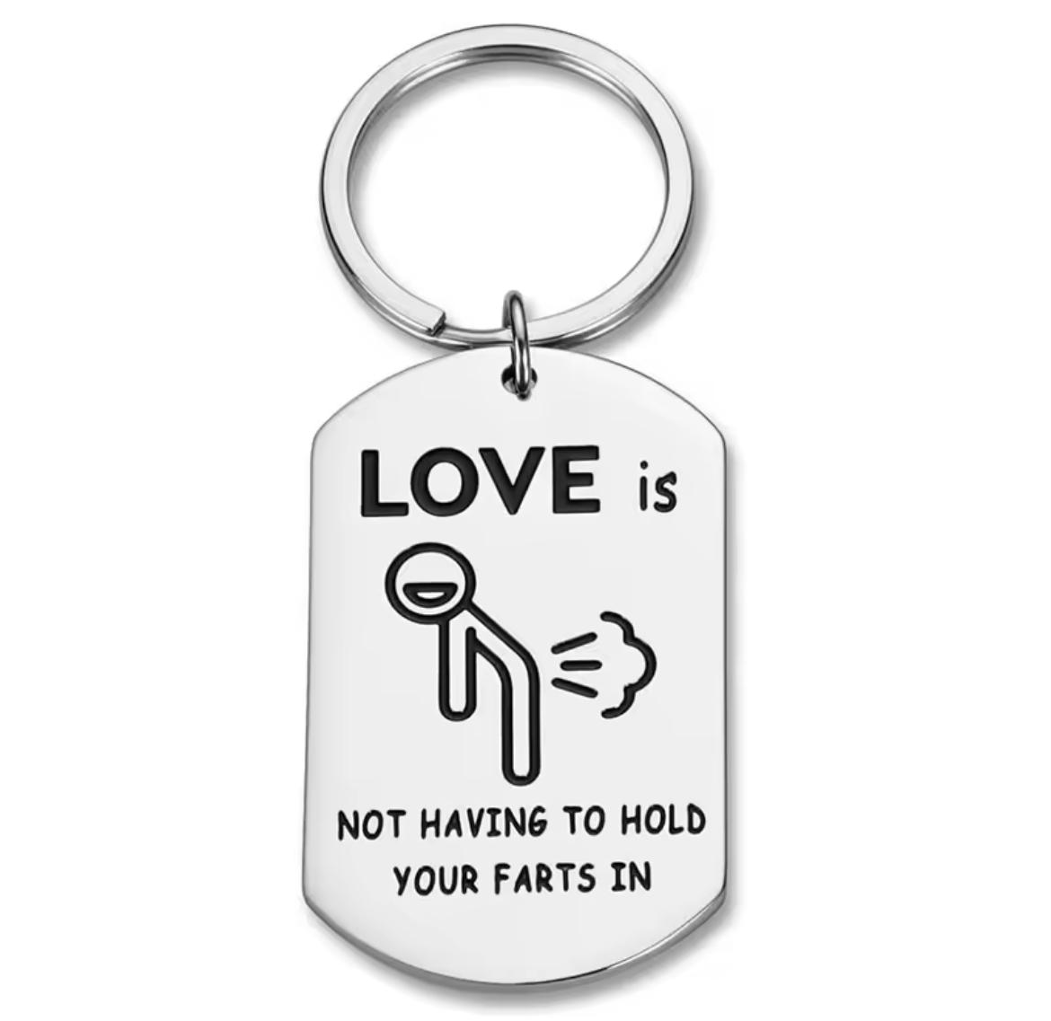 Funny Couple  Keychain