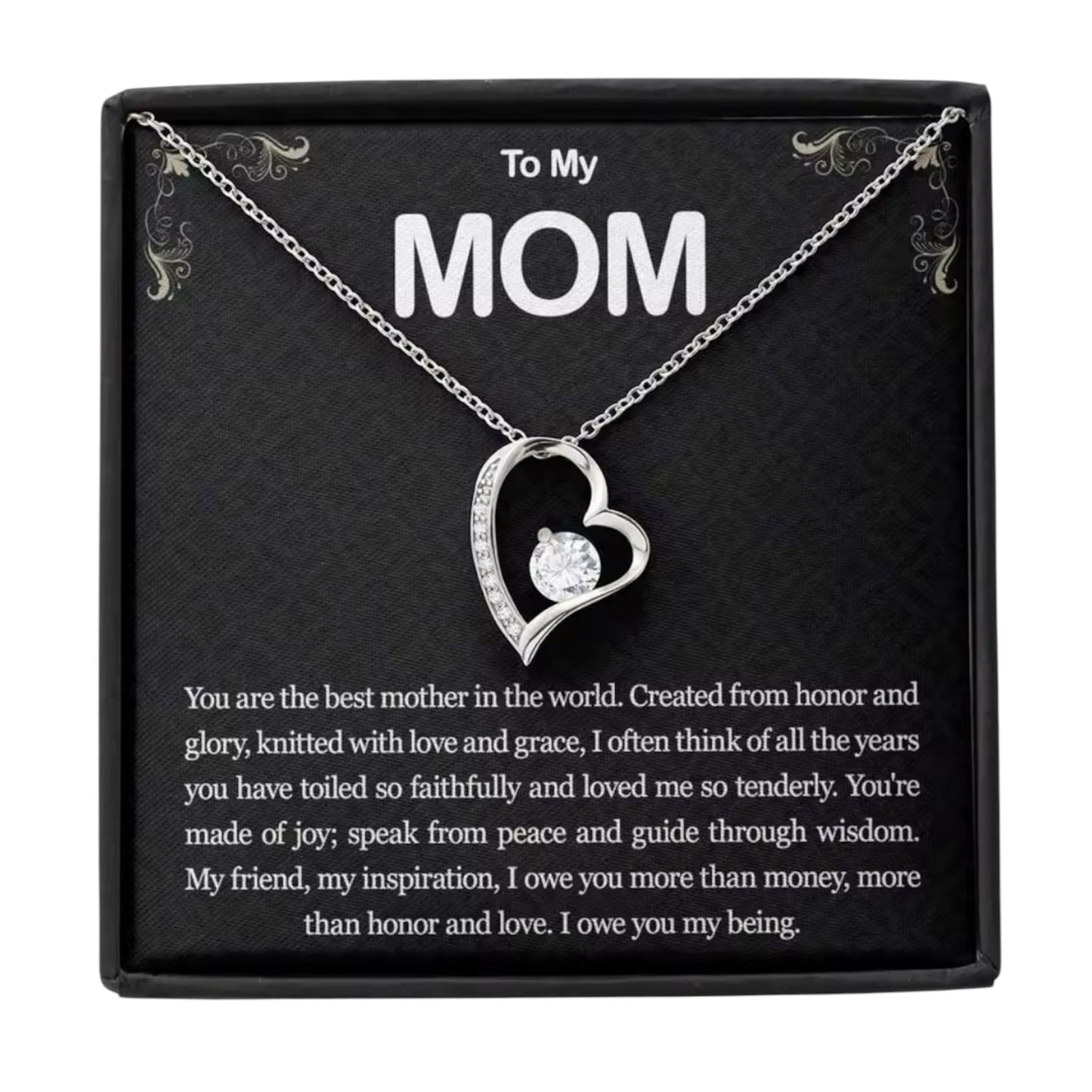 Mom Necklace Gift Set